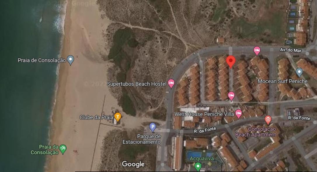 Supertubos Beach Villa Atouguia Da Baleia Exteriér fotografie